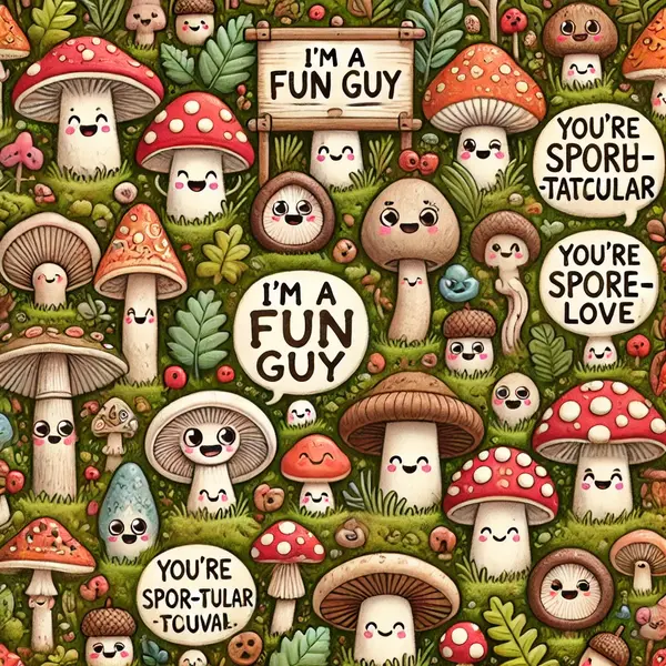 Forest Floor Fungi Puns
