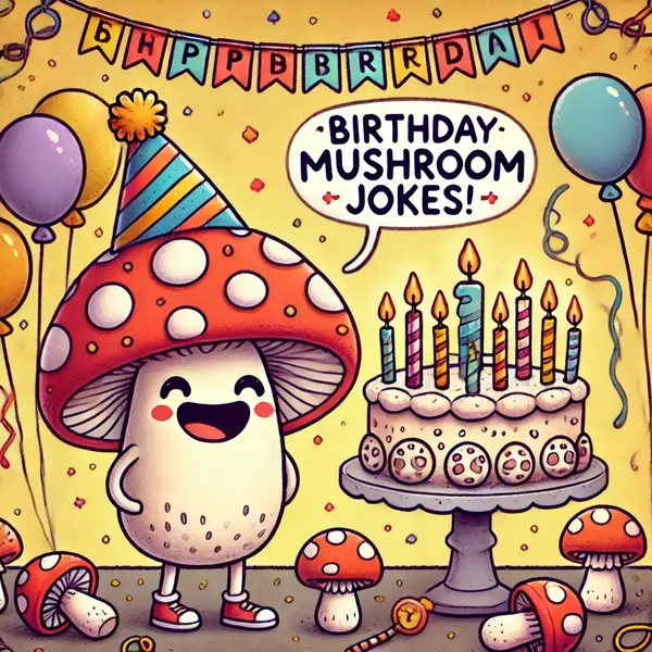 Birthday Mushroom Jokes