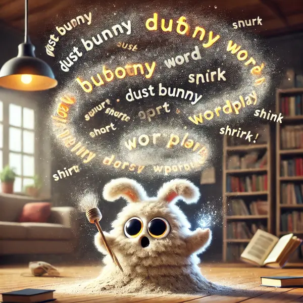 Dust Bunny Defeating Wordplay