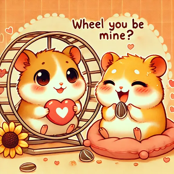 Clever hamster puns for couples