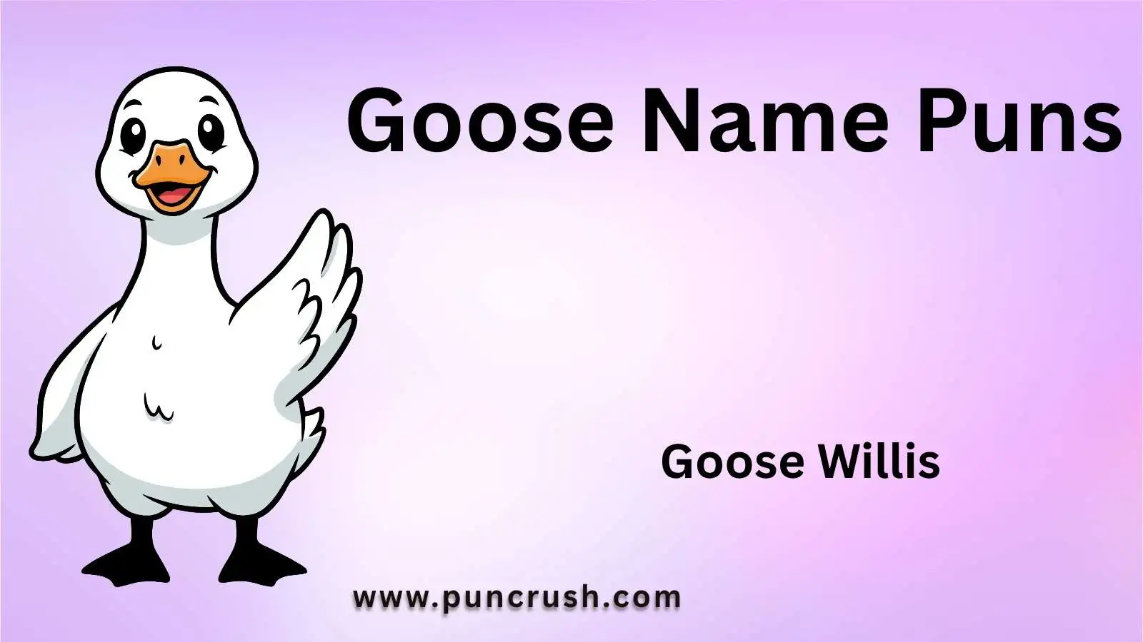 Goose Name Puns