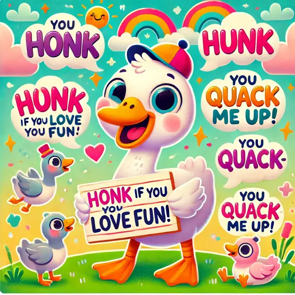 Cute Goose Puns for Kids