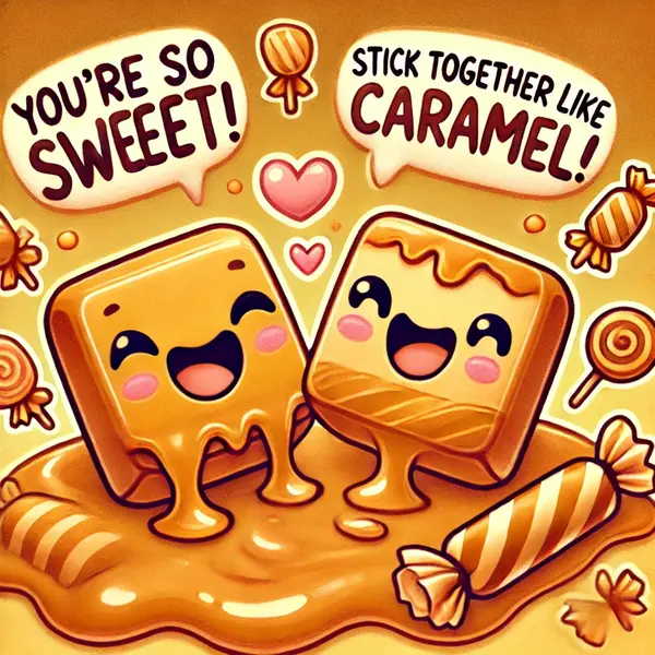 Caramel Friendship Puns