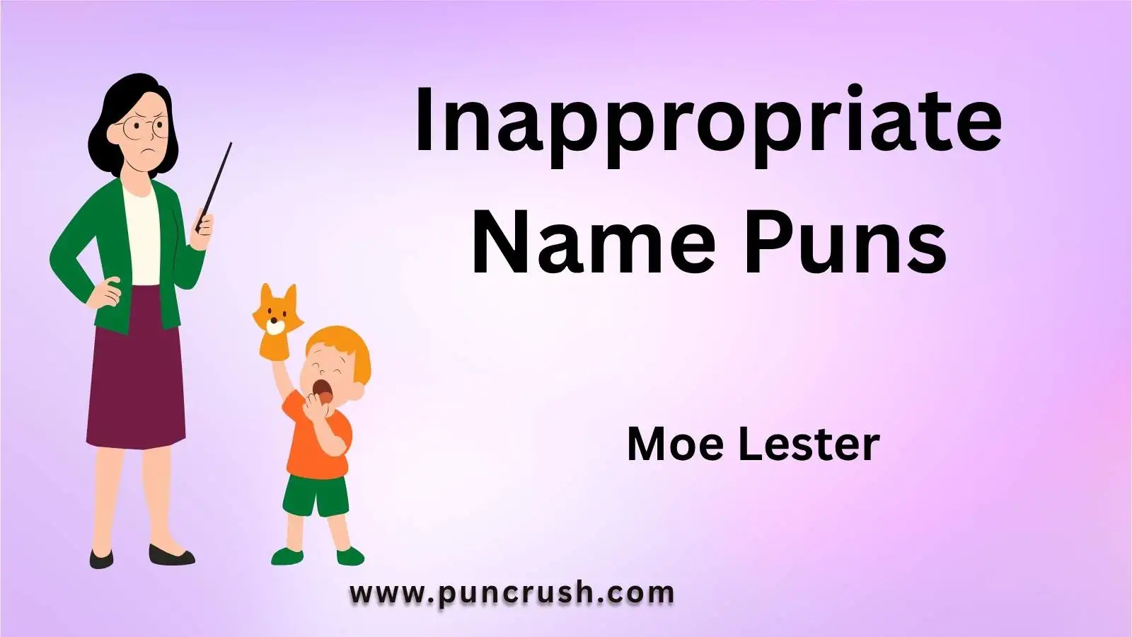 Inappropriate Name Puns