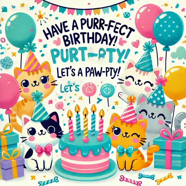 Cat Birthday Puns For Kids