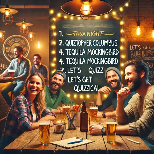 Bar Trivia Puns for Teams