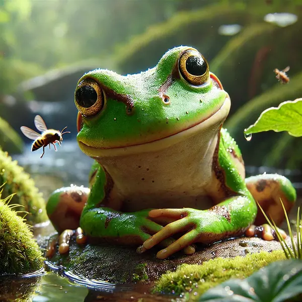 Clever frog