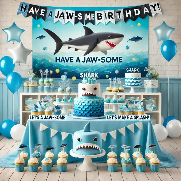 Shark Birthday Puns For Decorations