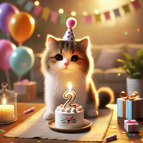 Cute Cat Birthday