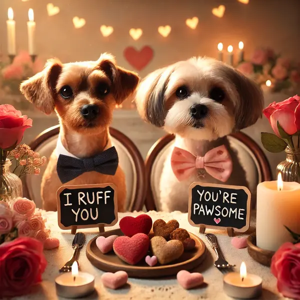 Romantic Dog Themed Puns