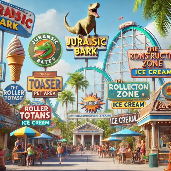 Orlando Theme Park Puns