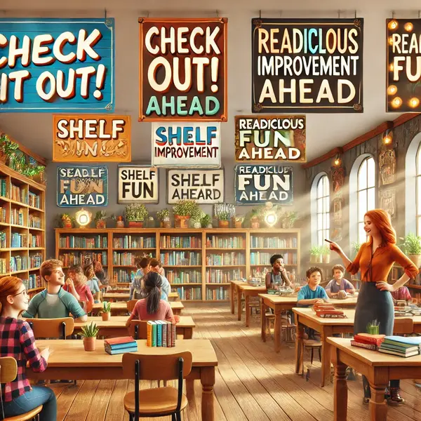 Playful puns for library classrooms