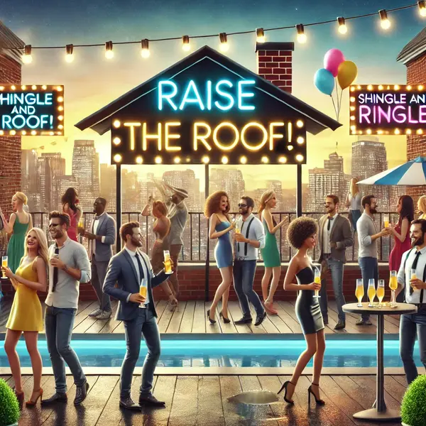 roof themed puns for parties