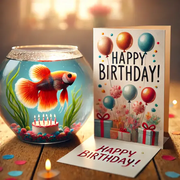Fish Birthday Card Messages