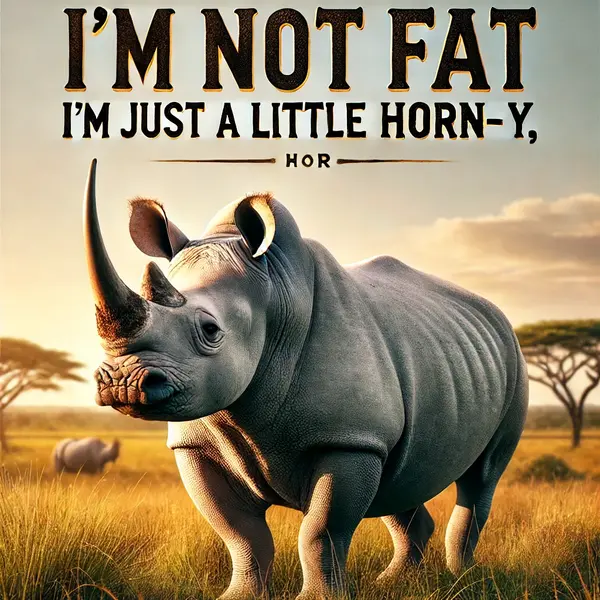 Rhino Quotes with a Funny