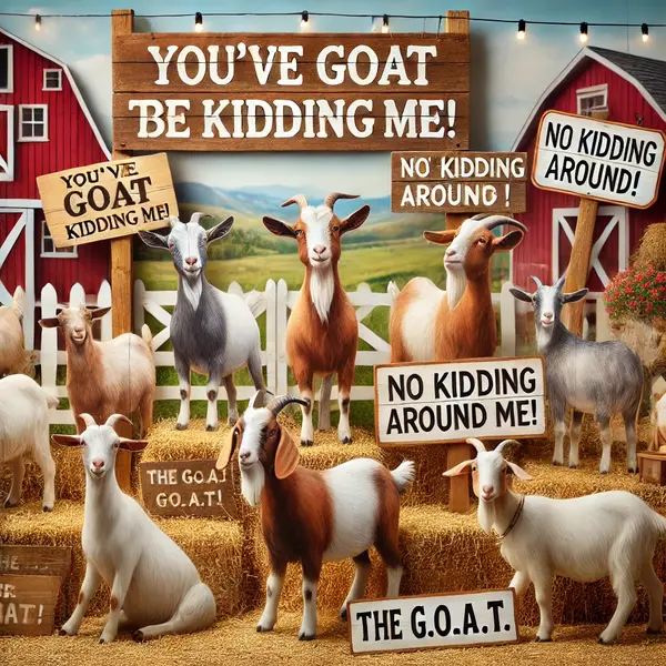 Farm themed goat puns