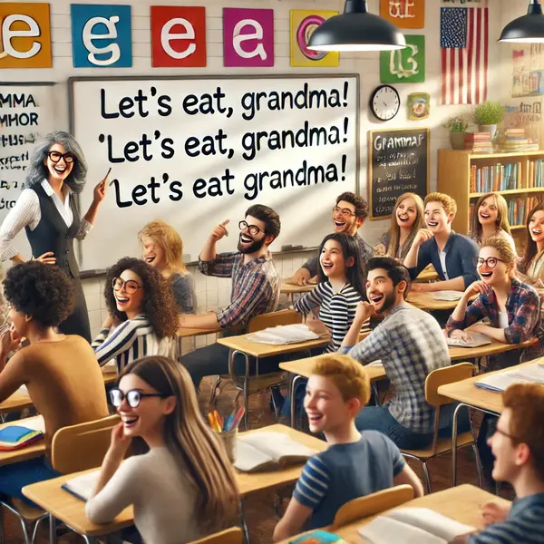 Classroom grammar humor for students