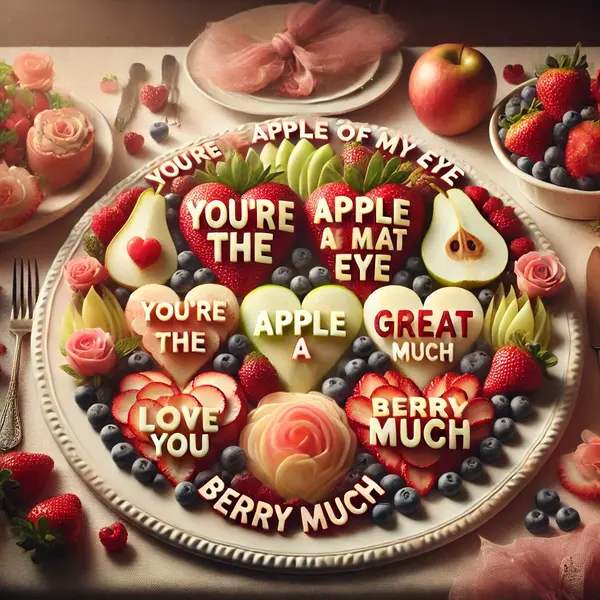 Fruity Valentines Food Puns