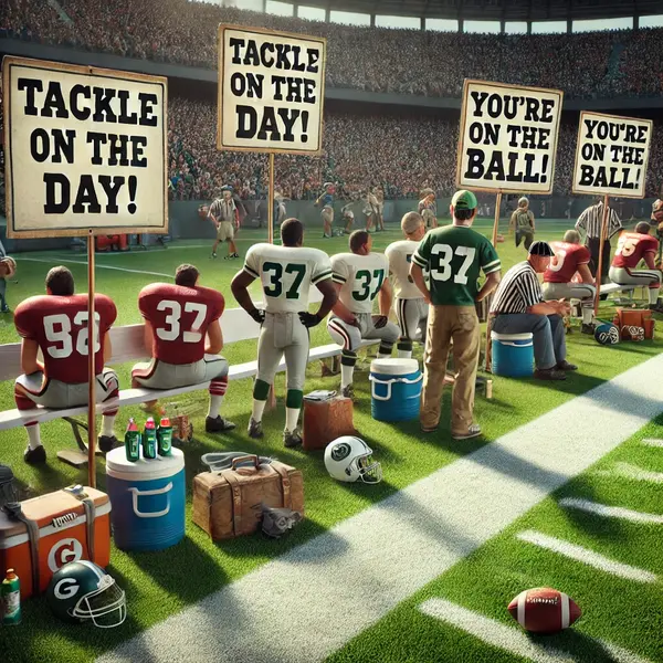 Sideline Short Football Puns