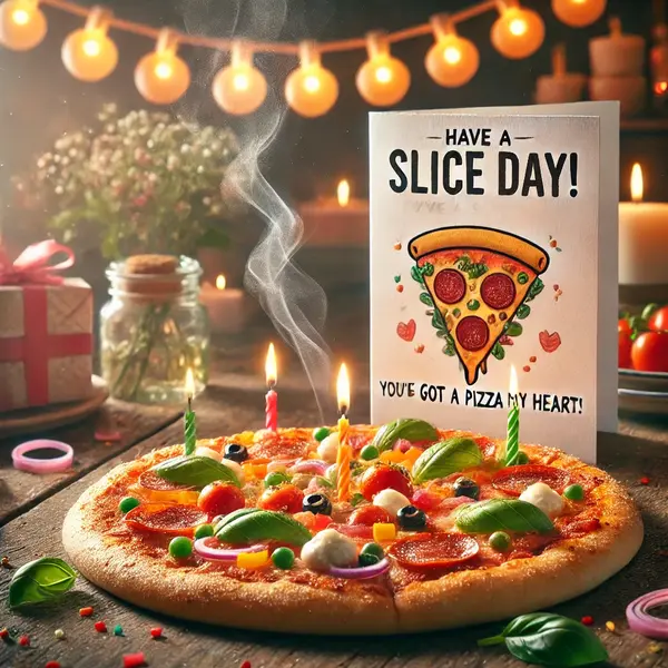 Tasty pizza birthday puns