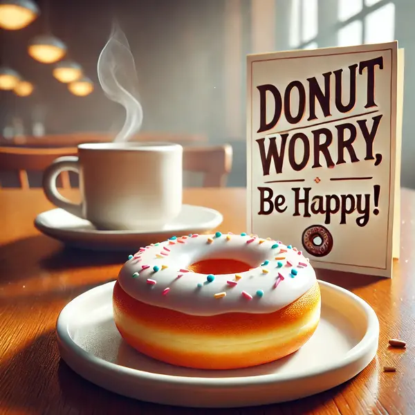 Frosted Doughnut Puns