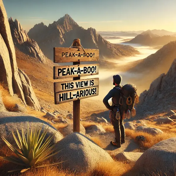 Mountain Climbing Puns