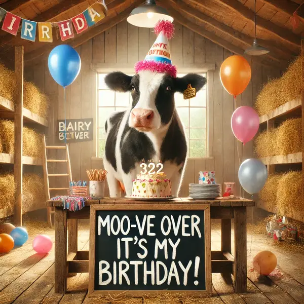  Birthday Cow Puns