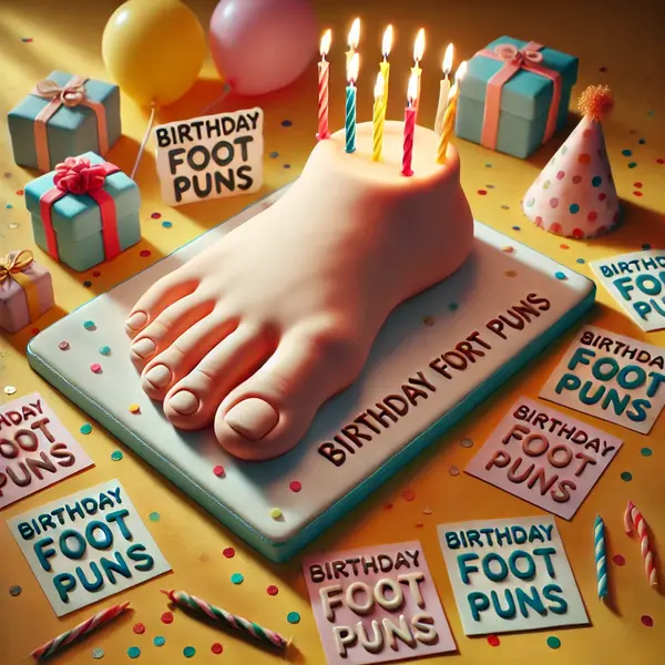 Birthday Foot Puns