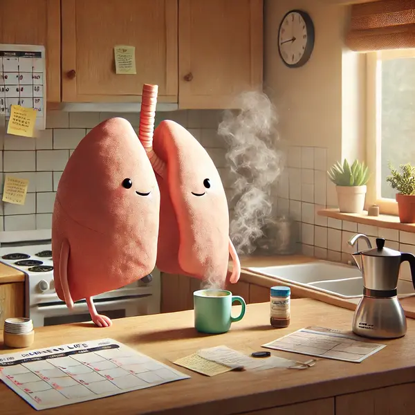 Relatable lung humor for daily life