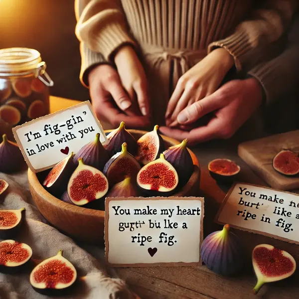 Romantic fig puns for couples