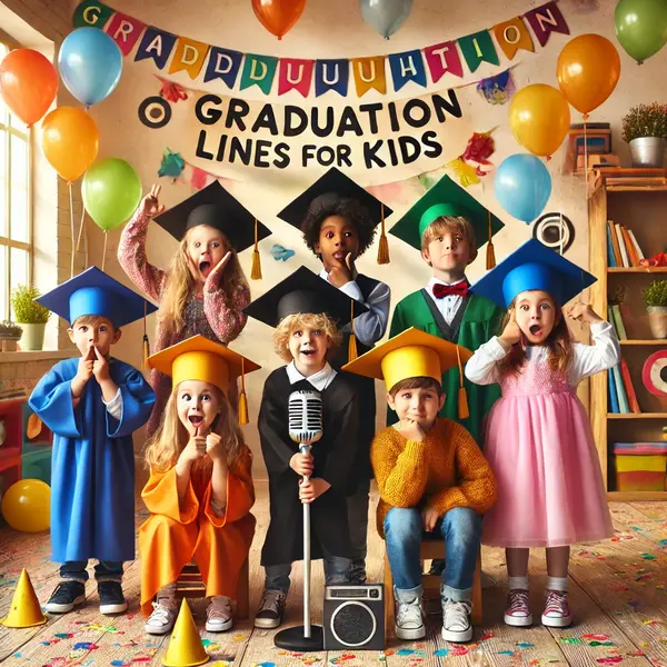 Comedic Graduation Lines For Kids