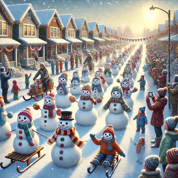 Snowman Fun Parade