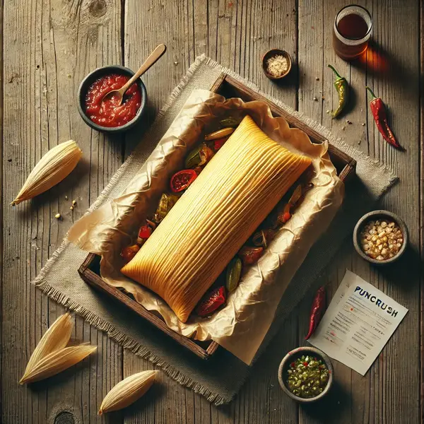 Flavor packed tamale