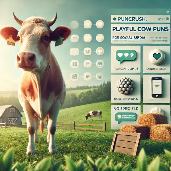 Cow Puns For Social Media