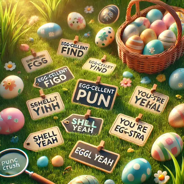 Egg Hunt Puns