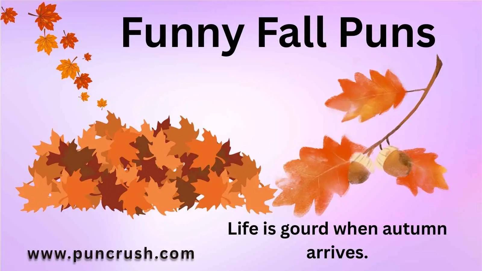 Funny Fall Puns