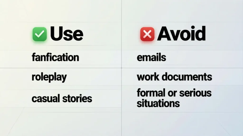 When to Use and When Not to Use YN