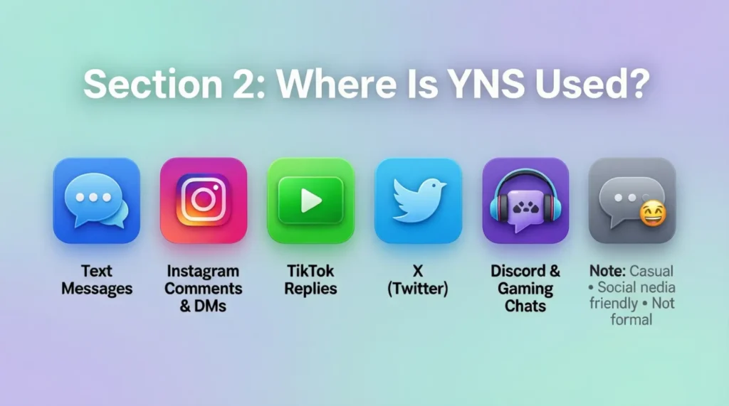 Where Is YNS Commonly Used