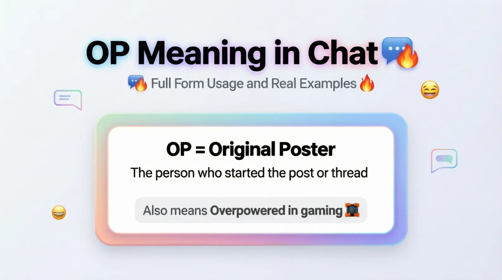 OP Meaning