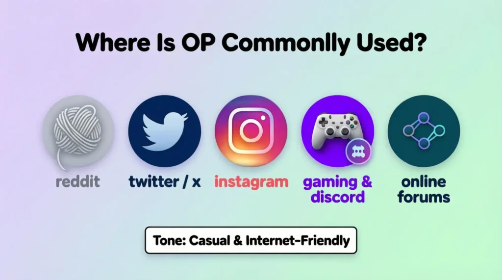 Examples of OP in Conversation