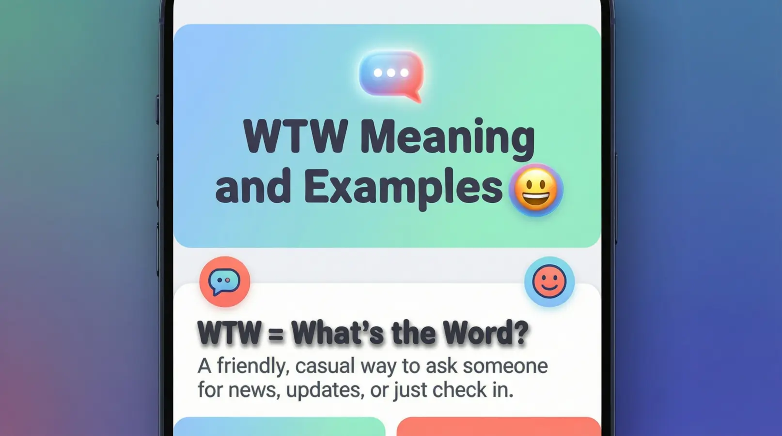 WTW Meaning