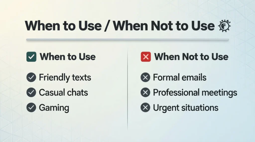 When to Use and When Not to Use WTW