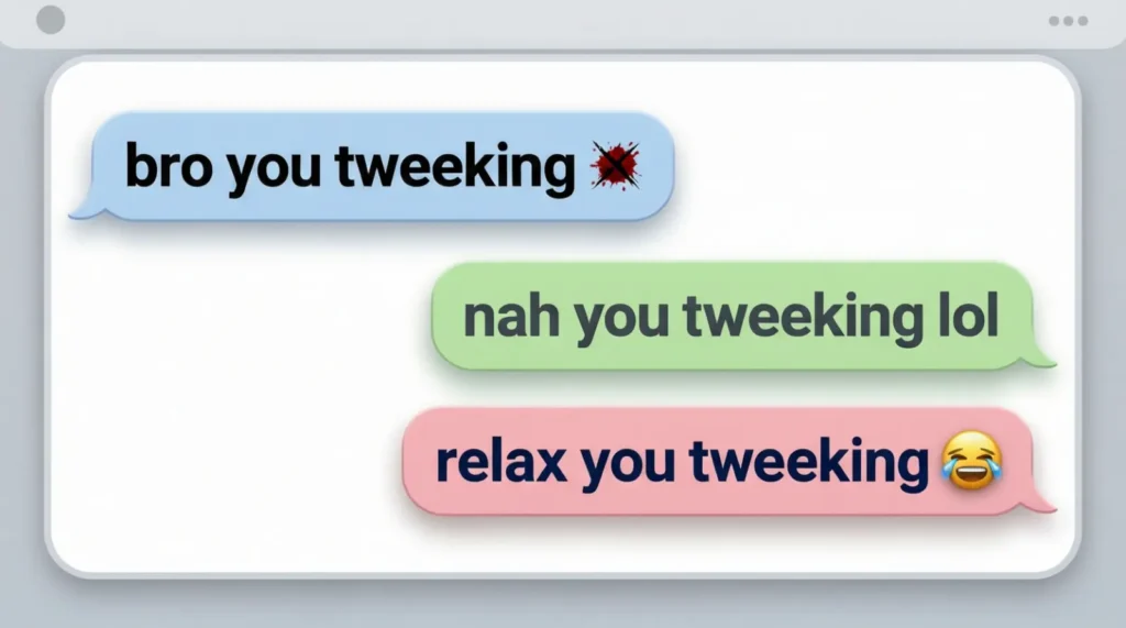  Examples of Tweaking in Conversation