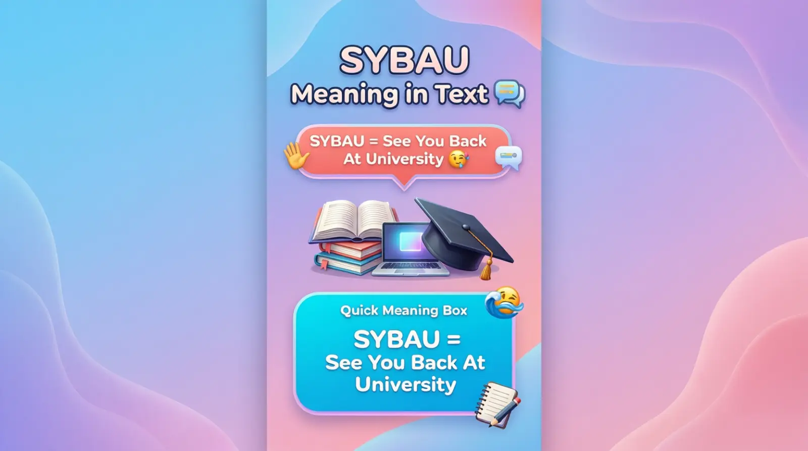 SYBAU meaning