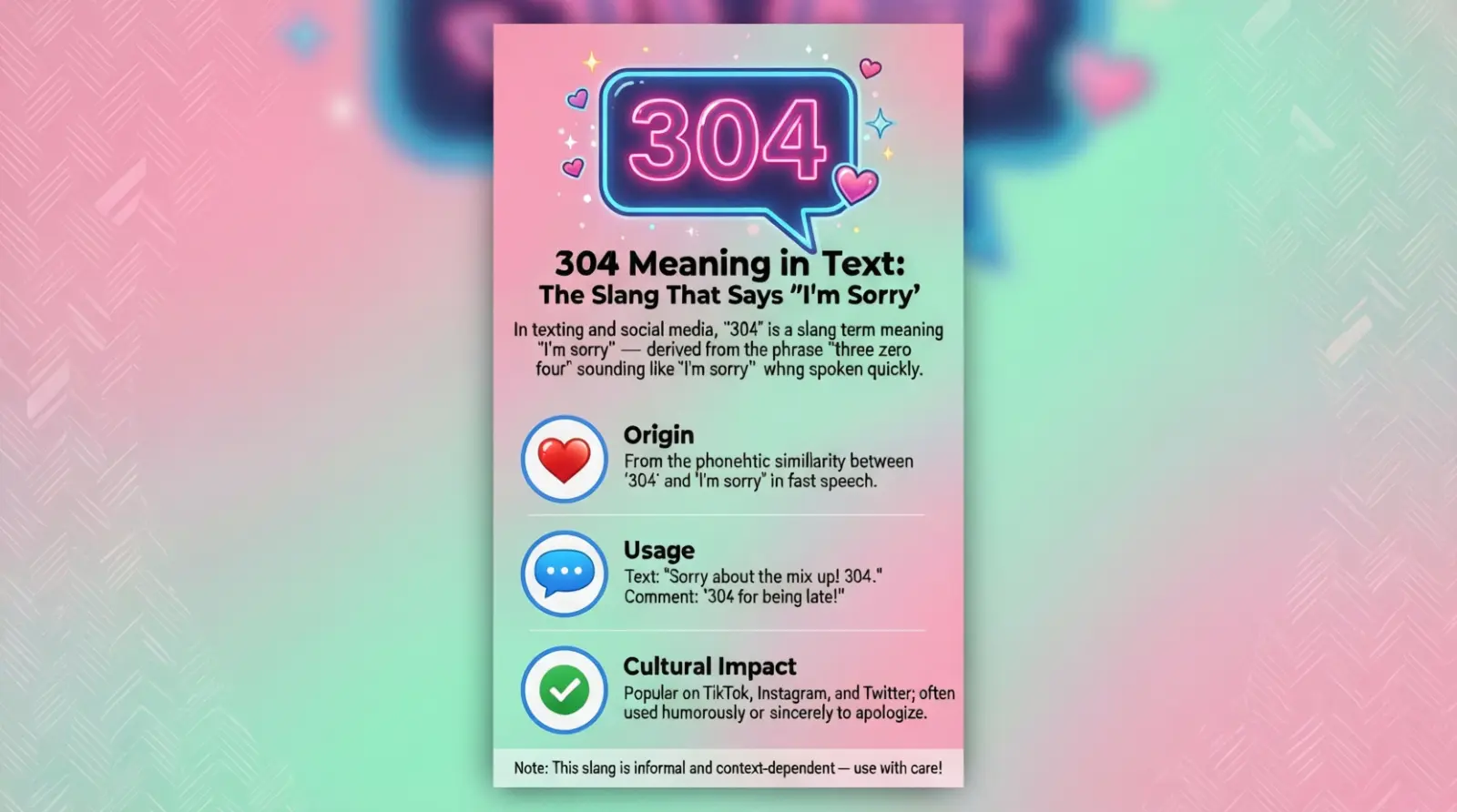 304 meaning