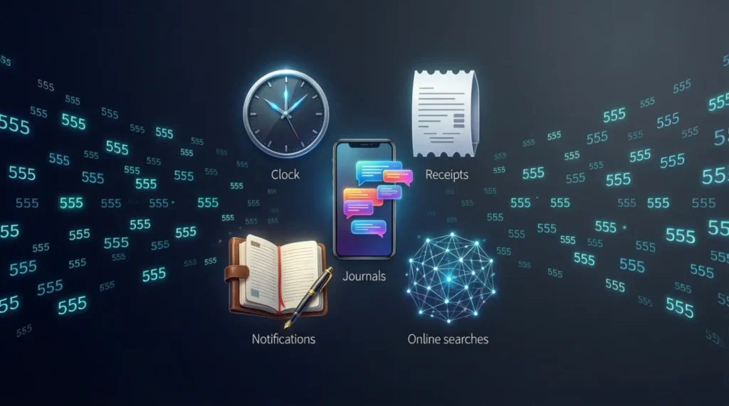 Where Is 555 Angel Number Commonly Seen