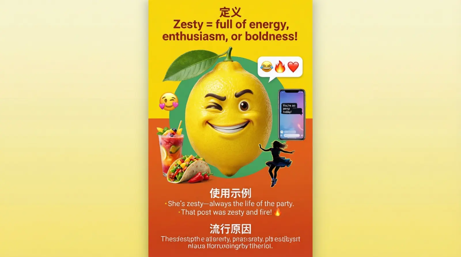 Zesty meaning