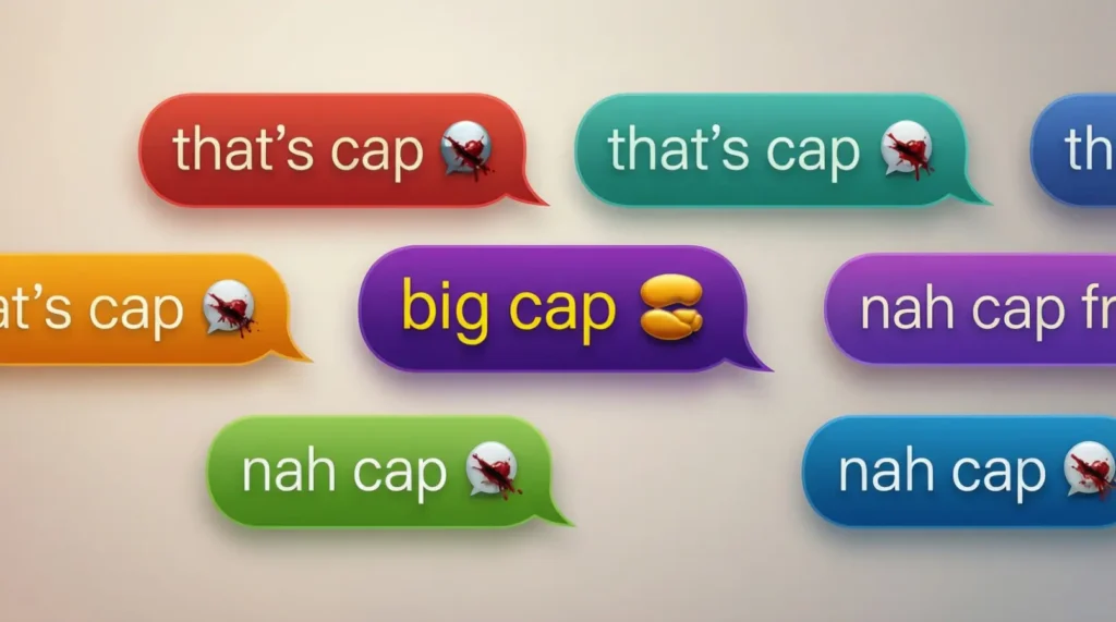 Examples of Cap in Conversation