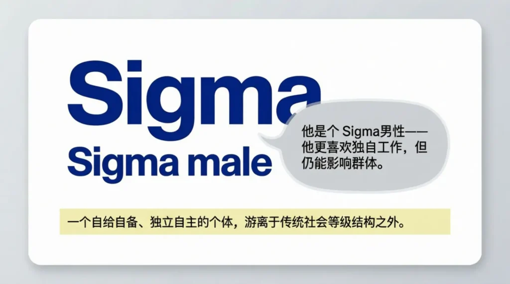 What Does Sigma Mean in Text