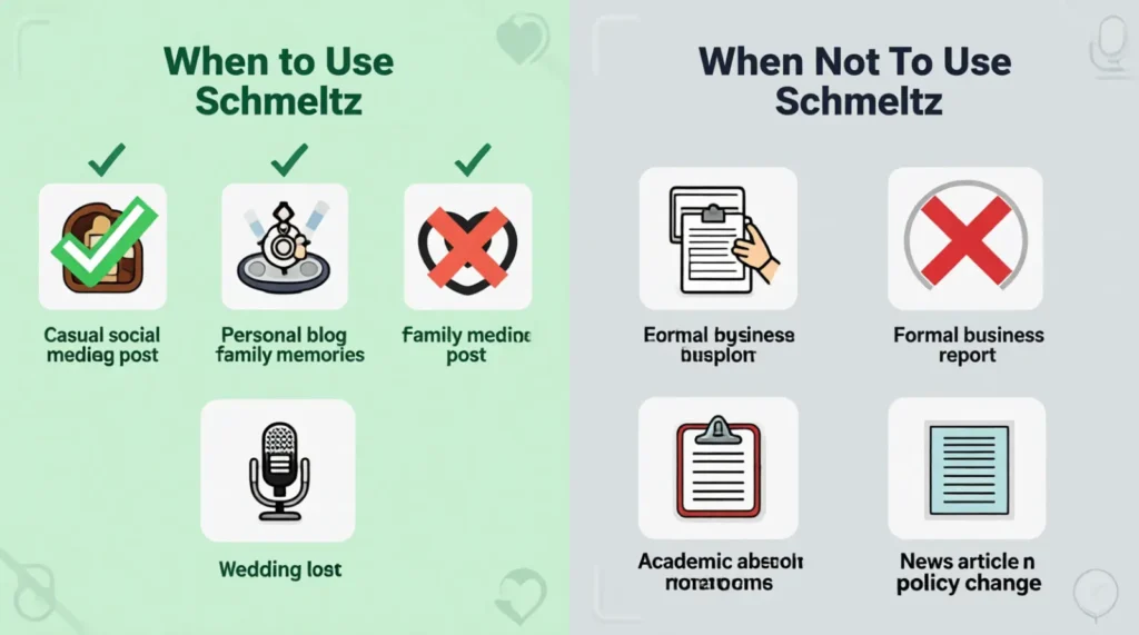 When to Use and When Not to Use Schmaltz 